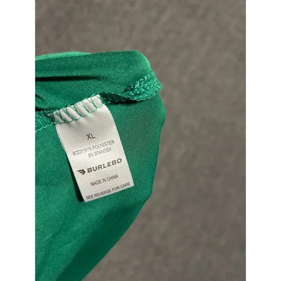 BURLEBO Green Polo Shirt with Yellow Accents - Picture 5 of 8